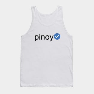 Verified Pinoy (Black Text) Tank Top